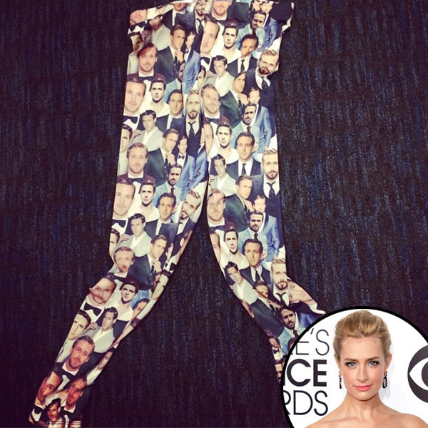 Beth Behrs, Ryan Gosling Leggings Beth Behrs, Ryan Gosling Leggings